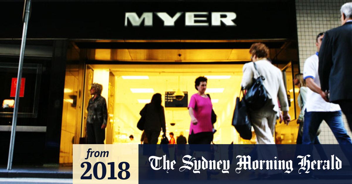 Myer launches a stocktake of its instore space